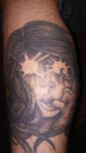 Tattoo of tattoo artest