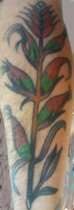New Mexico Indian Paint brush tattoo