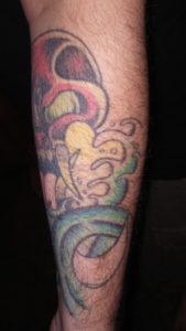 kraken sea monster tattoo
