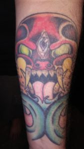 kraken sea monster tattoo