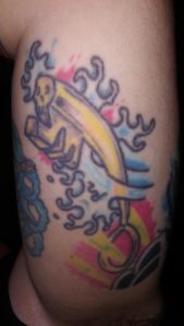 skeleton key tattoo / Jonas Tattoo