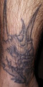 Dragon Face Tattoo / james vaughn tattoo
