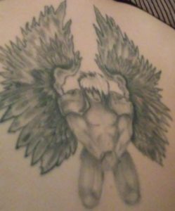 Chained Angel Tattoo 