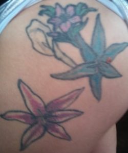 lilies tattoo