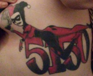 harley quinn 5150 tattoo