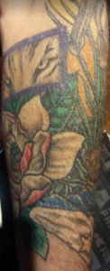 Rob Meyers tattoo Geaux LSU tattoo