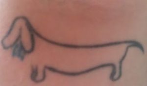 Wiener Dog tattoo