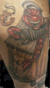 Cajun Crawfish Tattoo
