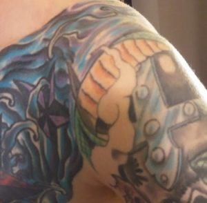 Shoulder Viking Tattoo artiest Vanis Orr