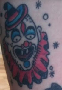 Drunk Clown Tattoo