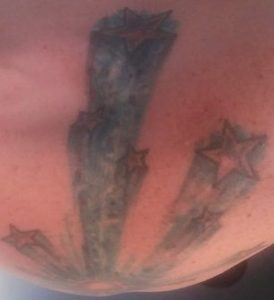 Bursting Sun Tattoo / Lacie Frain Phoenix Tattoo
