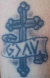 God is Greater then Highs and Lows Tattoo
