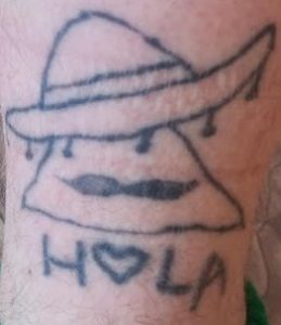 HOLA Nacho tattoo