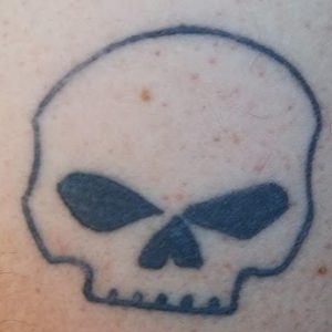 Willie G Skull tattoo
