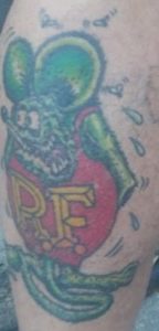 Ed Big Daddy Roth Rat Fink Tattoo