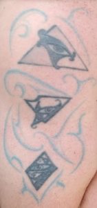 Eye of Horus tattoo