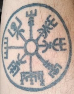 Vegvisir (Norse Compass) Tattoo