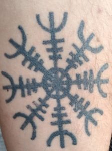 Ægishjálmr (Helm of Awe) Tattoo