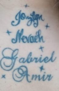 Children's Names Tattoo