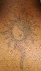 Yin Yang Sun tattoo