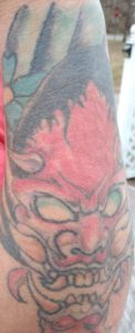 Demon Head Tattoo