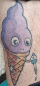 Ice Cream Cone Tattoo