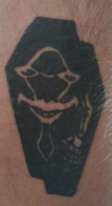 Laughing Coffin tattoo