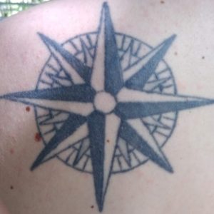 Compass tattoo