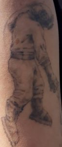 Spaceman tattoo