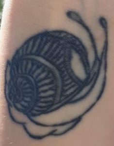 Snail tattoo