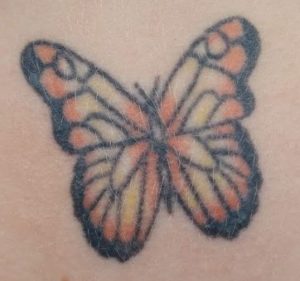 Monarch butterfly tattoo