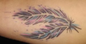 Feathers tattoo