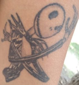 Jack Skellington tattoo