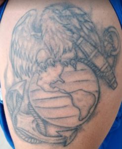 EGA eagle globe and anchor tattoo