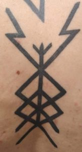 Bind Rune: The bind rune consists of Othala, Algiz, and Sowilo.
