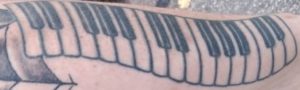 Piano tattoo