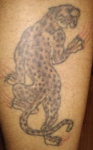 Cheetah tattoo