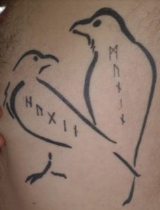 Huginn and Muninn tattoo