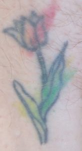 Tulip flower tattoo