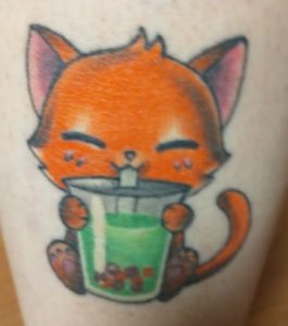  Boba Cat tattoo