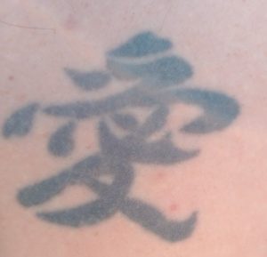 Kanji love tattoo