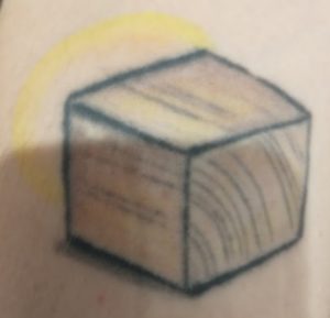 Wooden cube is the congreve cube from Mr Magorium's Wonder Emporium