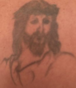 Jesus tattoo